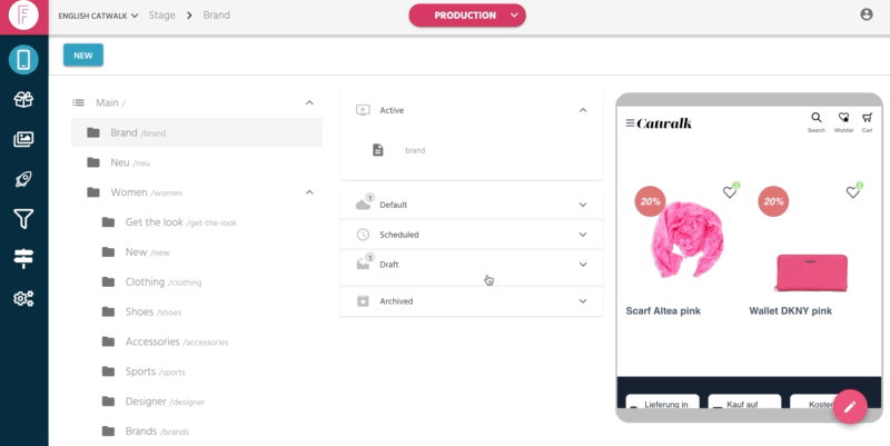 All Steps to Schedule a Page GIF