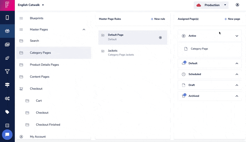Creating new category page
