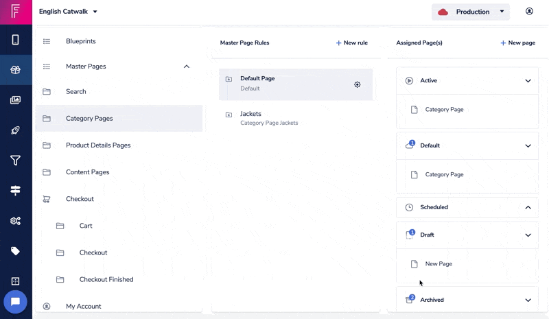 Adding the time for scheduling a category page