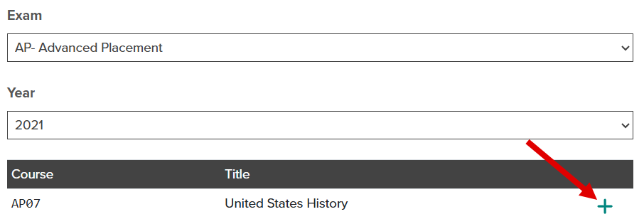 The callout illustrates the location of the plus sign.