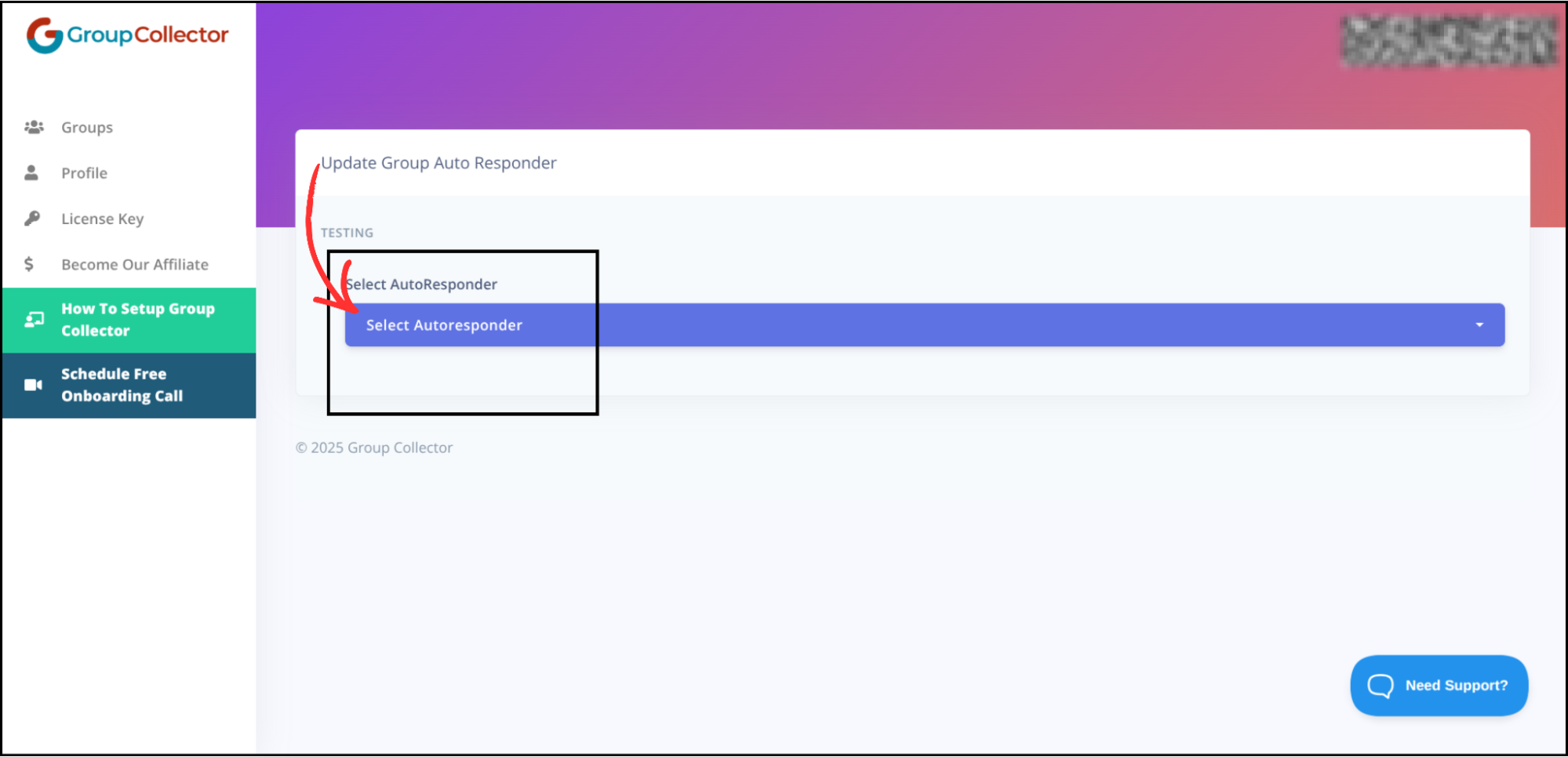 MailerLite integration step screenshot