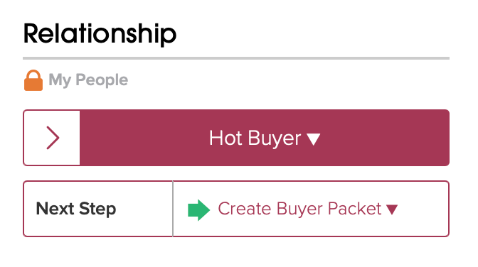 Simplified relationship section - Hot Buyer