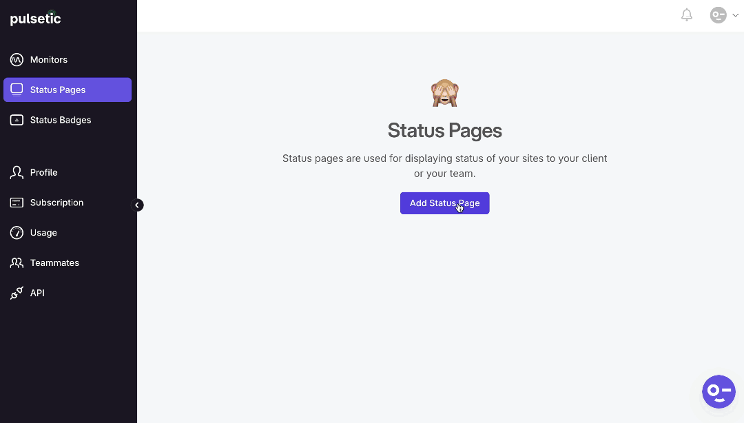 New Status Page