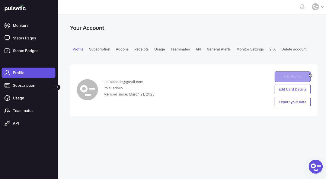 Enable 2FA