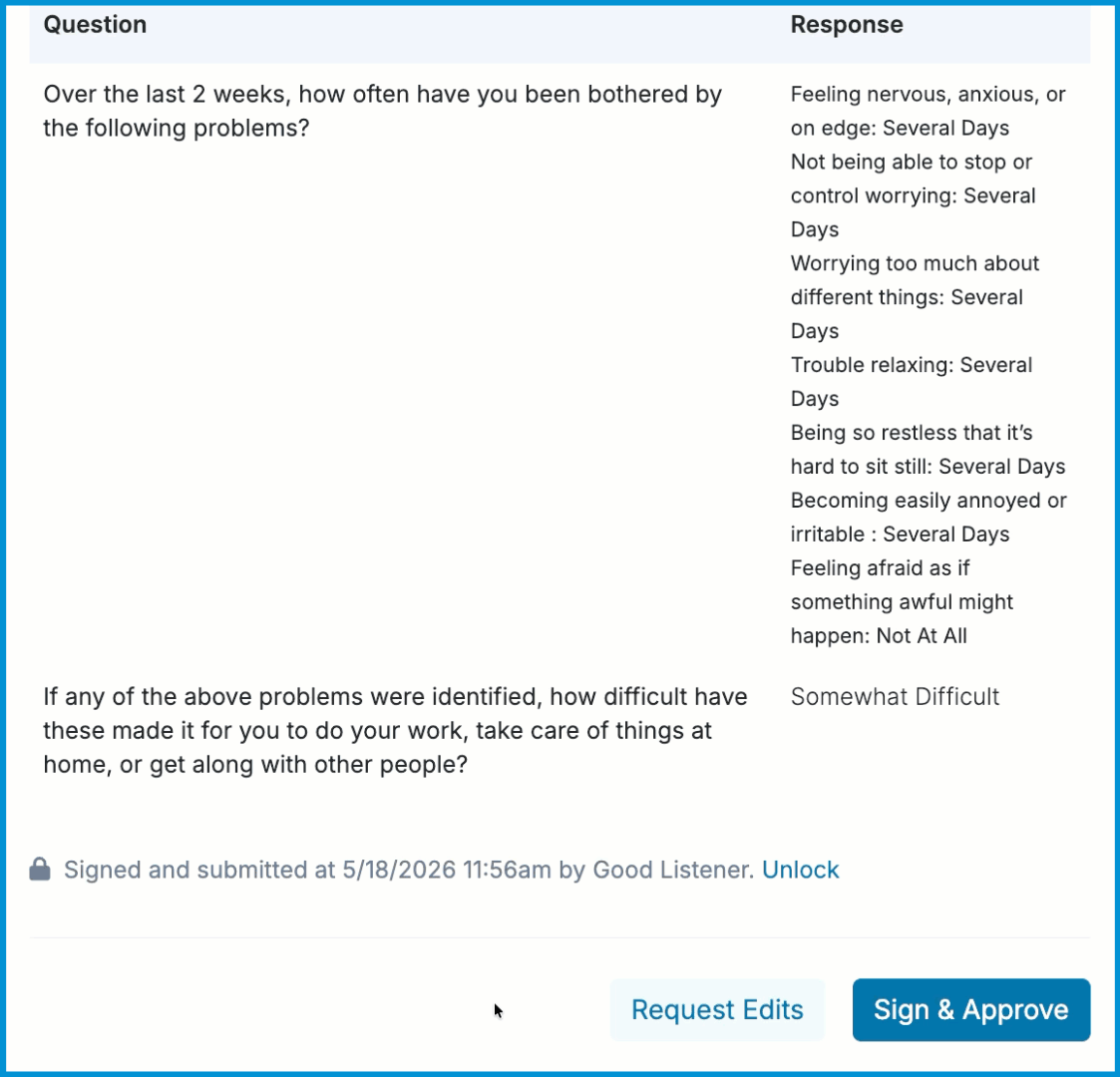 Animated GIF showing Request Edits modal and comment submission.