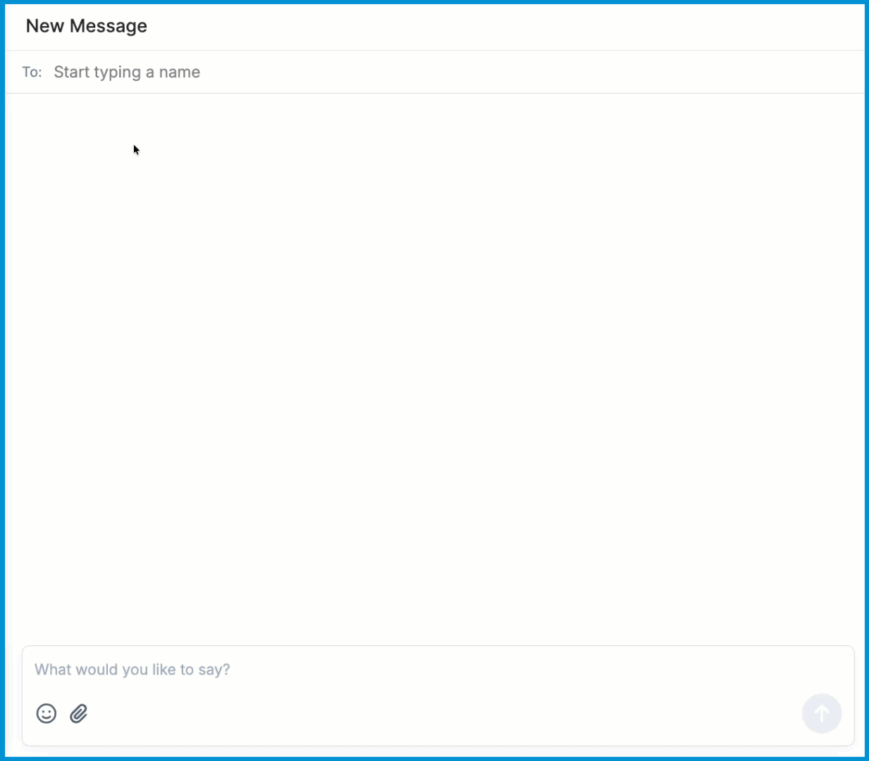 An animated GIF showing a group chart name being typed into a message recipient field, populating individual participant tags, and a user clicking the X icon to remove a participant.