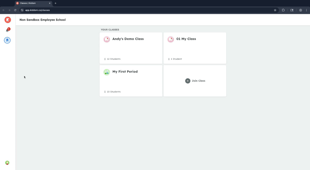 An animation showing a student clicking on the Bell icon, which opens the notifications menu. The student then opens an assignment, completes, and submits it.