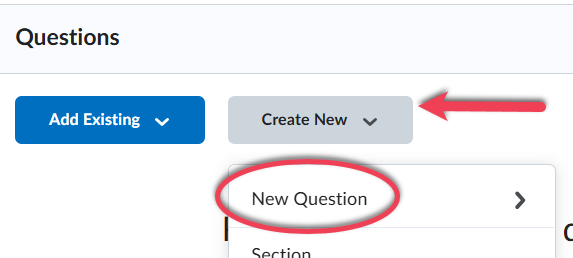 Create new question