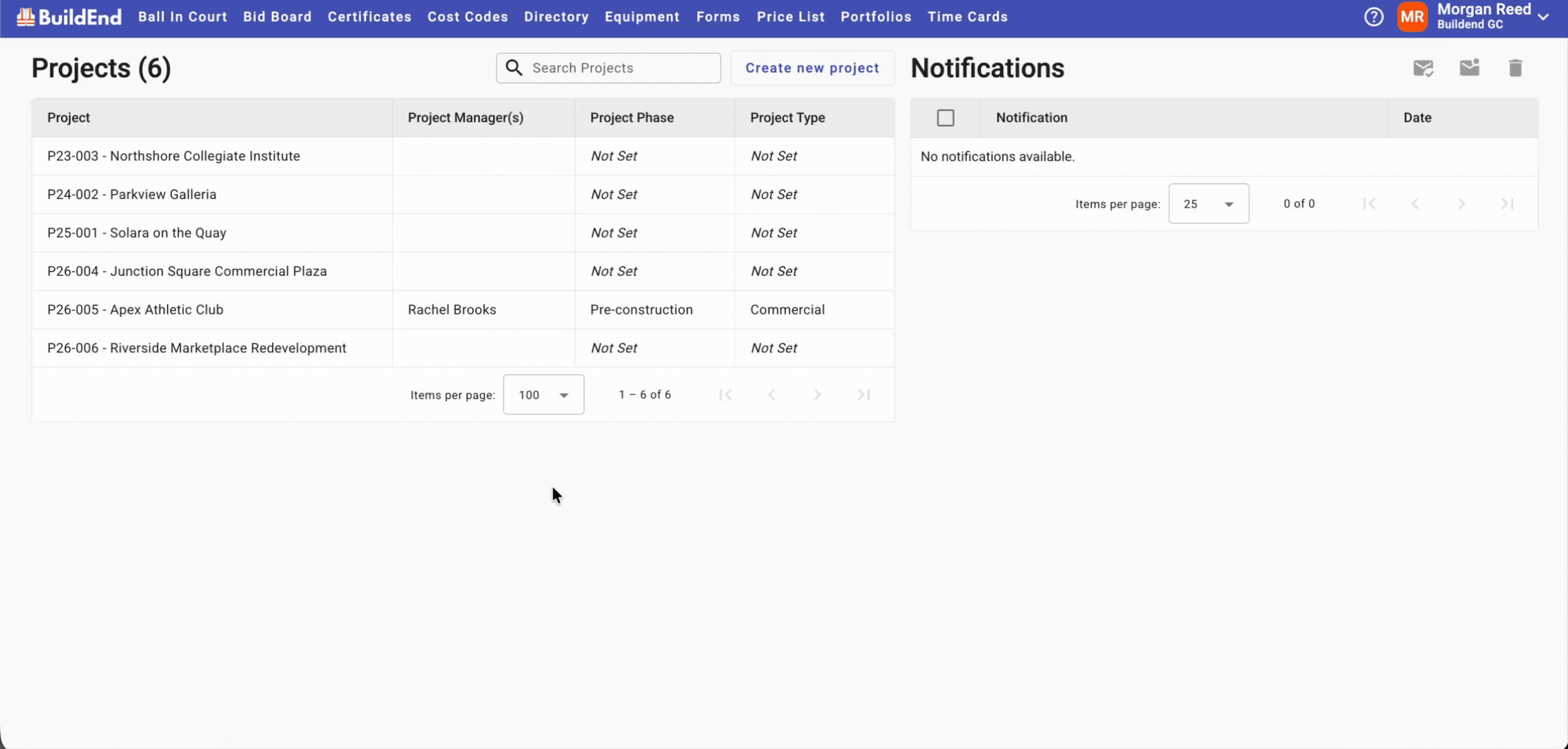 Demonstrates assigning a Project Team Role to a project user from the Project Settings > Project Team Roles page.