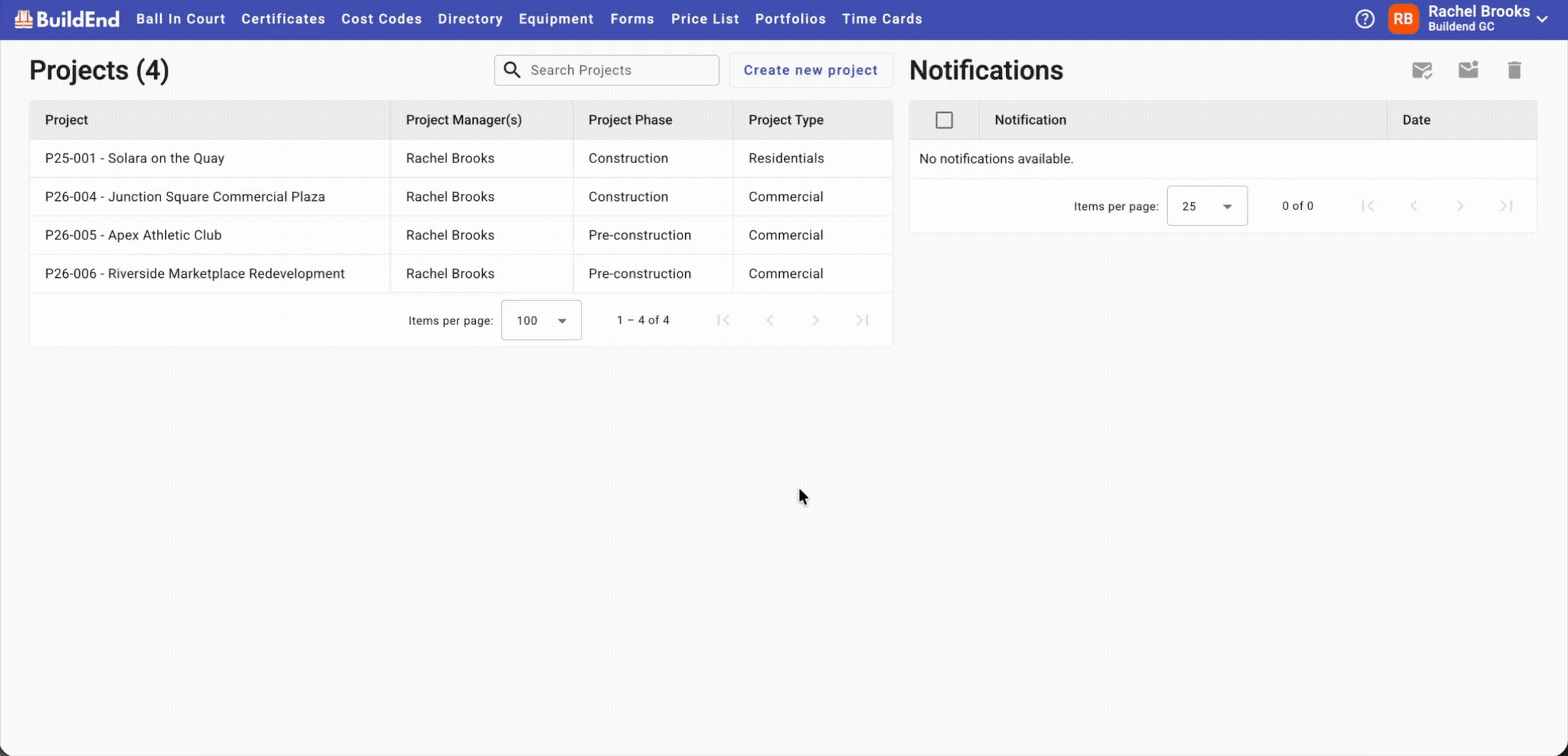 Demonstrates removing a Project Team Role from a project user in Project > Project Settings > Project Team Roles.
