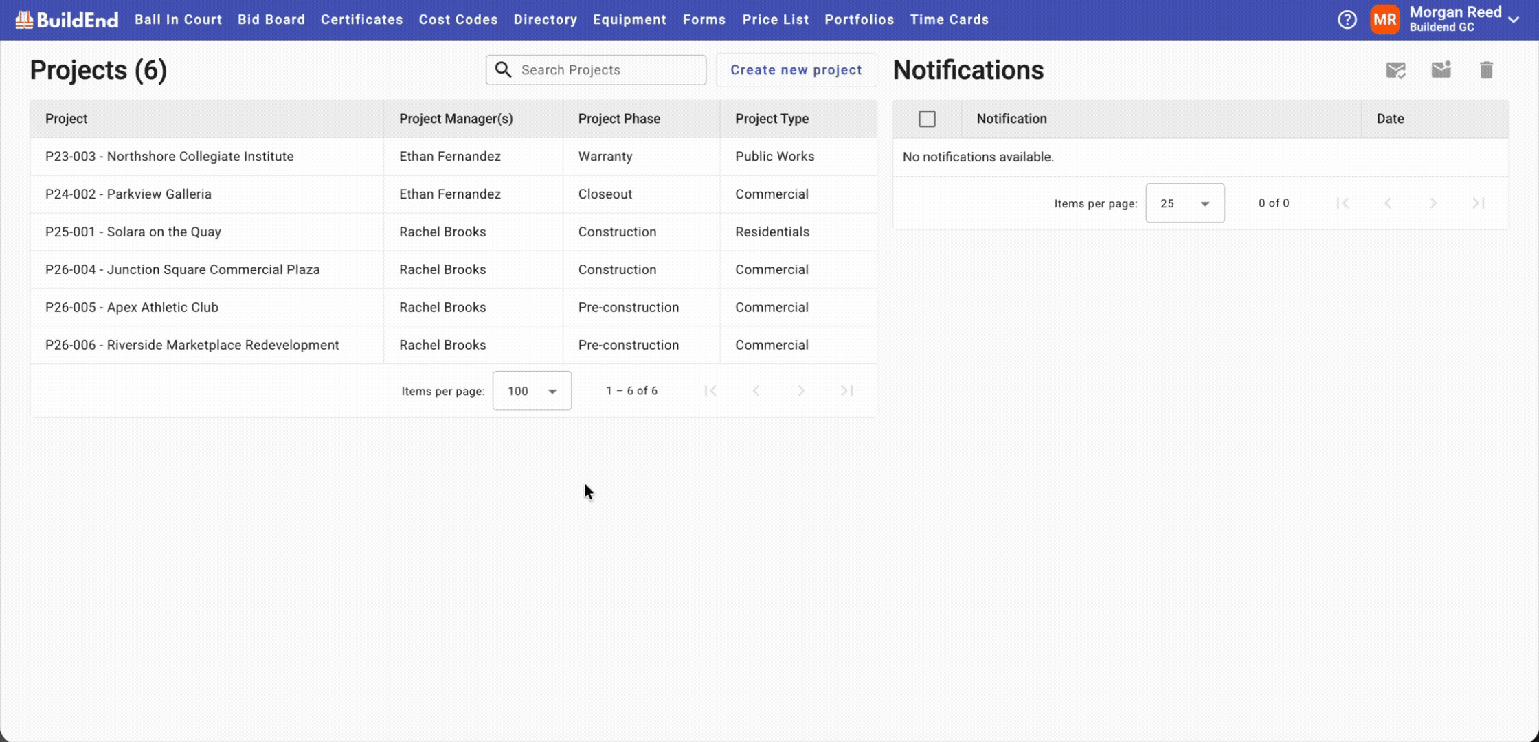 Demonstrates removing a user from a project from Project > Users.