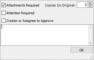 Title: Notes Panel - Description: Close-up of the Notes panel showing checkboxes and text field