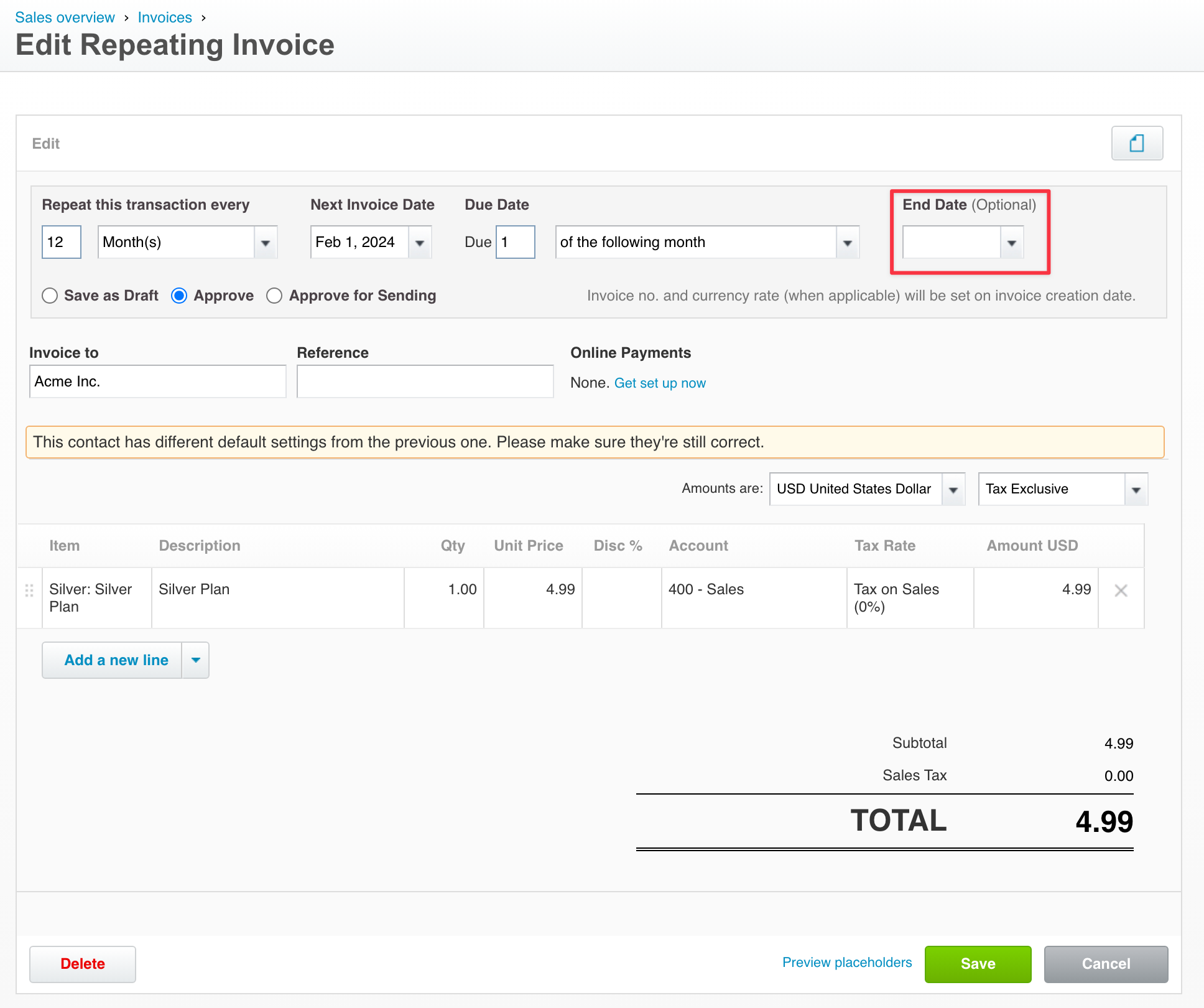 Xero cancel repeating invoice template.png