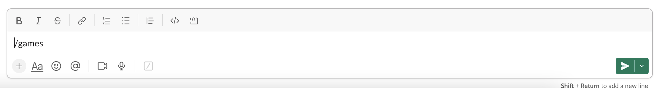 Pull up Slack games with Slash Commands, CultureBot Screenshot
