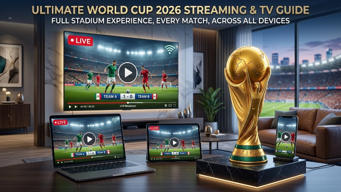 Where to watch FIFA World Cup 2026 online on TV and streaming platforms.