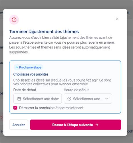 Terminer l’ajustement des thèmes
