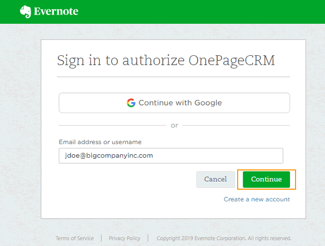 evernote help contact