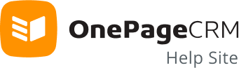 OnePageCRM Help Center