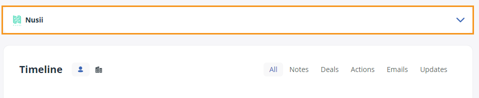 Click on the Nusii widget to expand it.