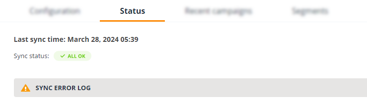 Mailchimp integration | Status 