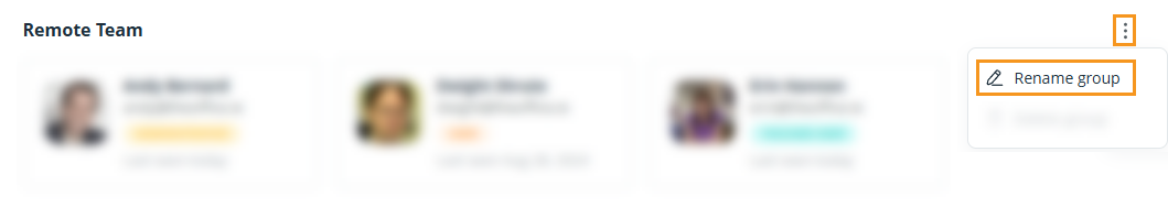 Rename User Group