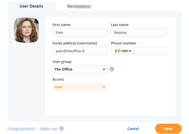 User profile