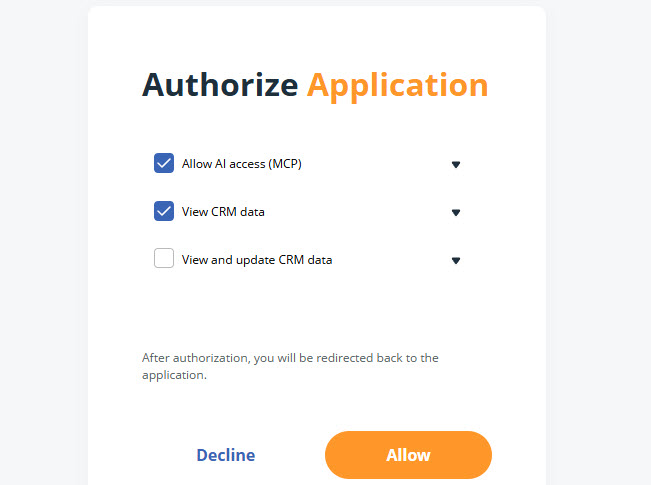 OnePageCRM | Authorize AI tool