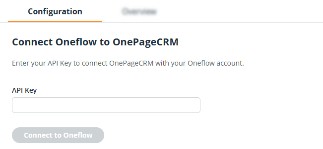 OnePageCRM | Apps and Integration | Oneflow | Connect to Oneflow