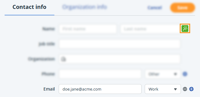 Add contact | Enhance icon