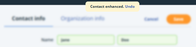 Enhance | Undo