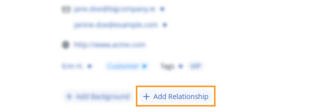 Contact | + Add Relationship