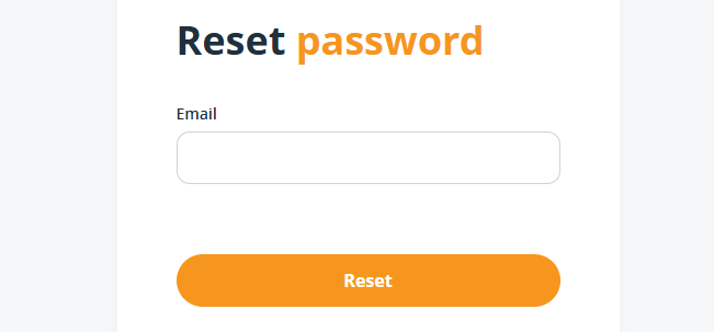 OnePageCRM | Reset Password