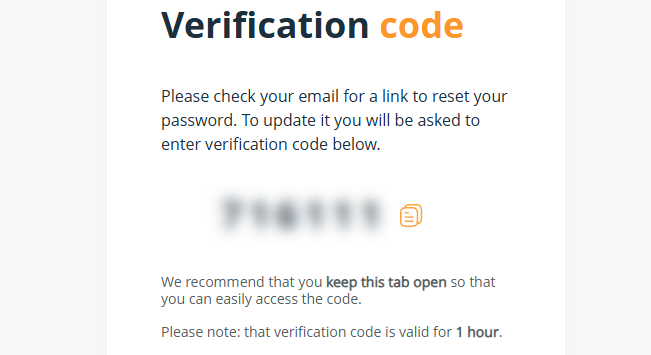 OnePageCRM | Verification code