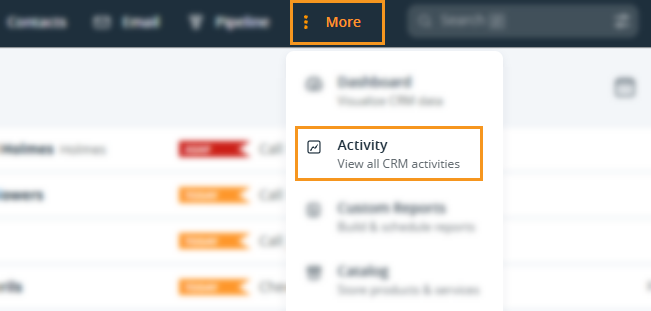 More | Activity