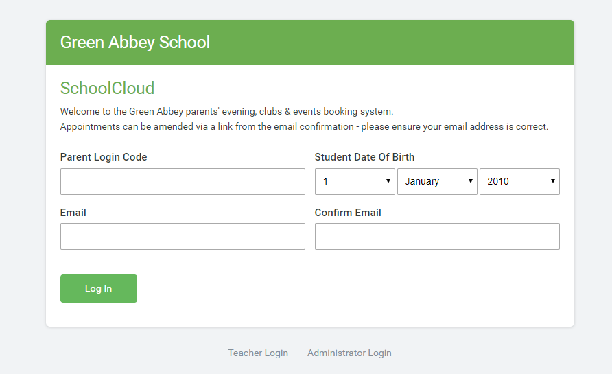 Facts Login Parent Login pages Info
