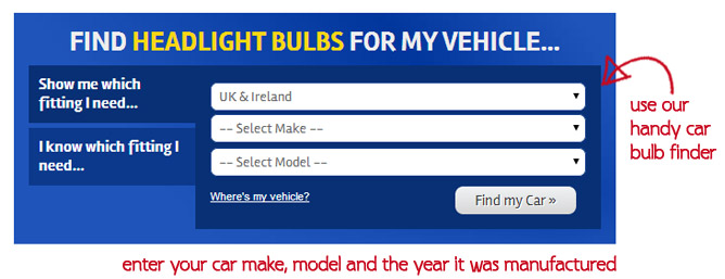 Which bulbs will fit my car? - Car Bulbs Direct Support