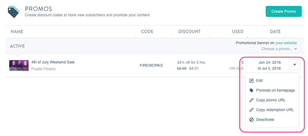 how do i create promos coupons for my subscription vimeo ott making coupons