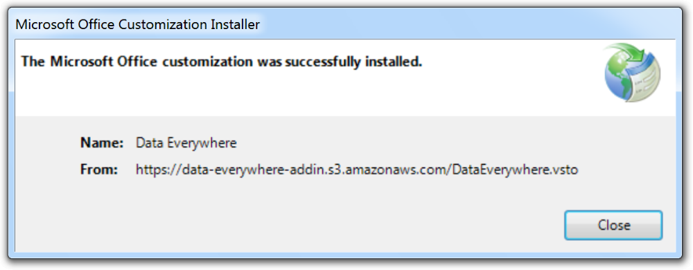 Installing the Excel Add-In 8
