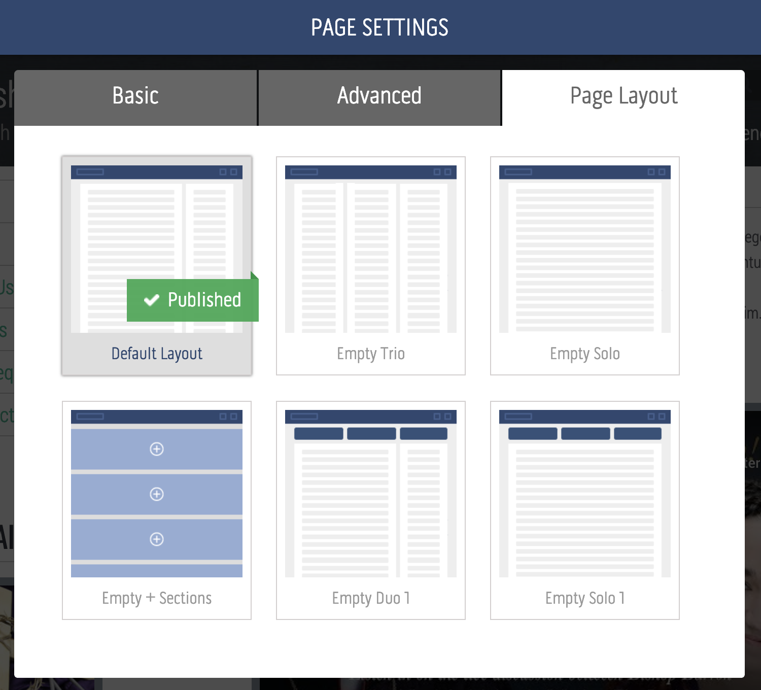 change the layout of interior pages ecatholic help center page layout