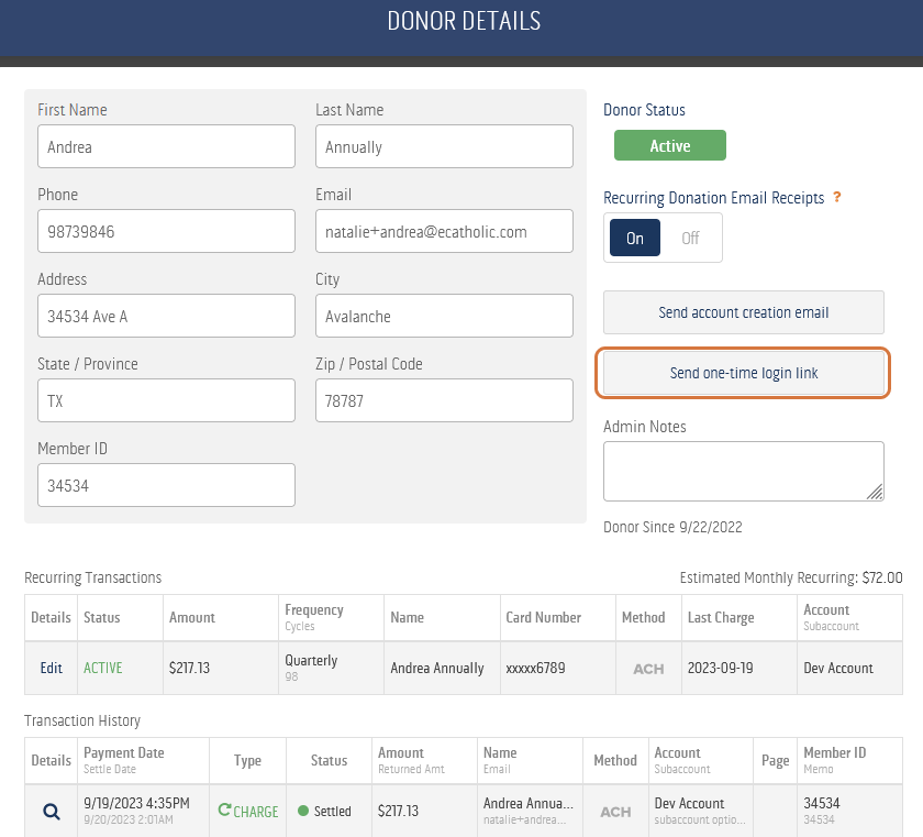 How to help donors when their recurring donation is about to expire eCatholic Help Center