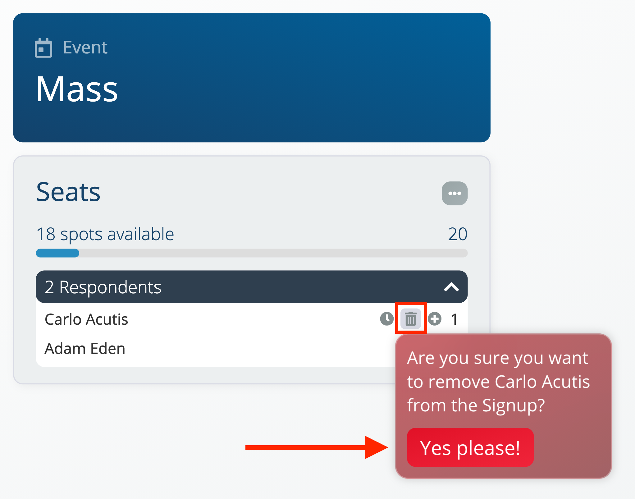 How do admins add or modify members on a Signup? - Flocknote Help Center
