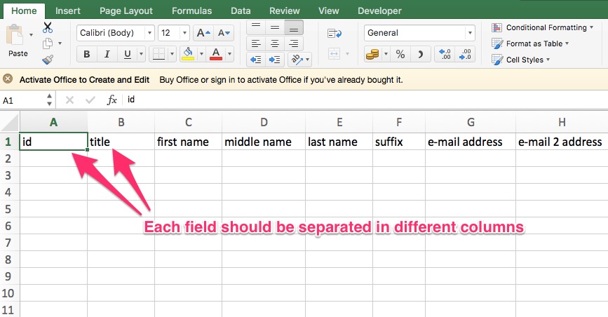 コレクション google contacts import csv format template 934136 Google