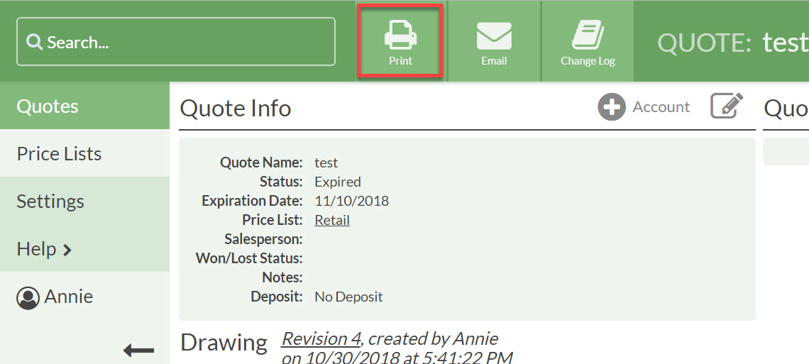 Email Quote As A PDF Attachment Moraware CounterGo Knowledge Base