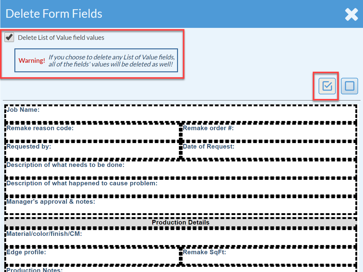 Delete Form Fields Moraware Systemize Knowledge Base