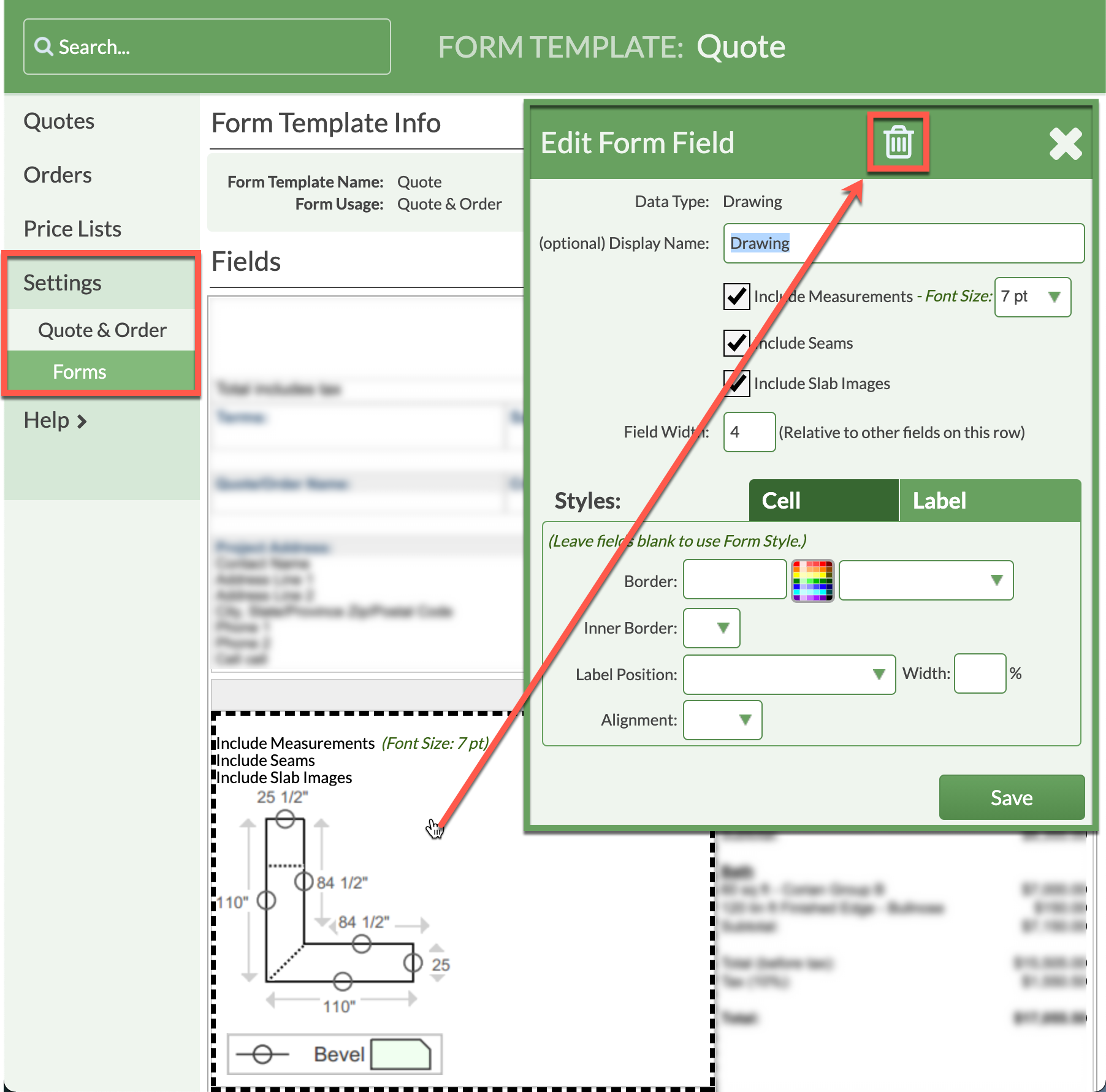 Print A Quote Without A Drawing Moraware CounterGo Knowledge Base