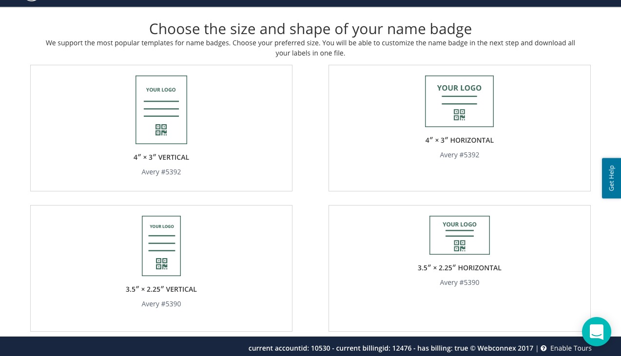 printing badges avery templates regfox