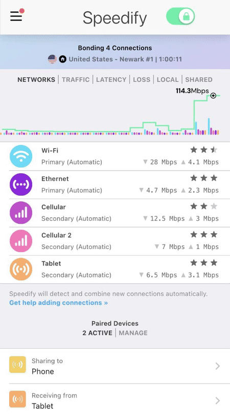 Speedify app