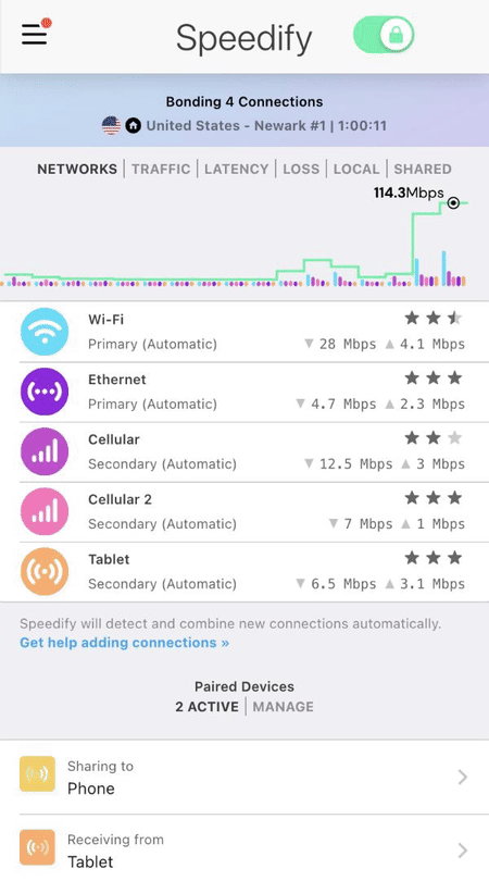 Speedify app
