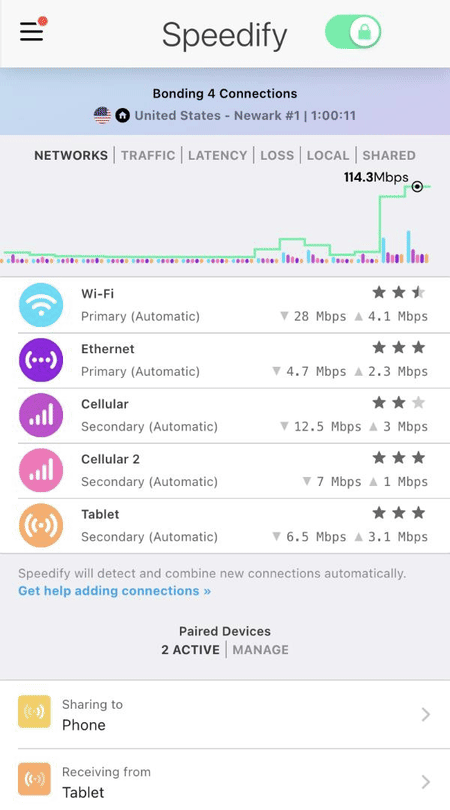 Speedify app