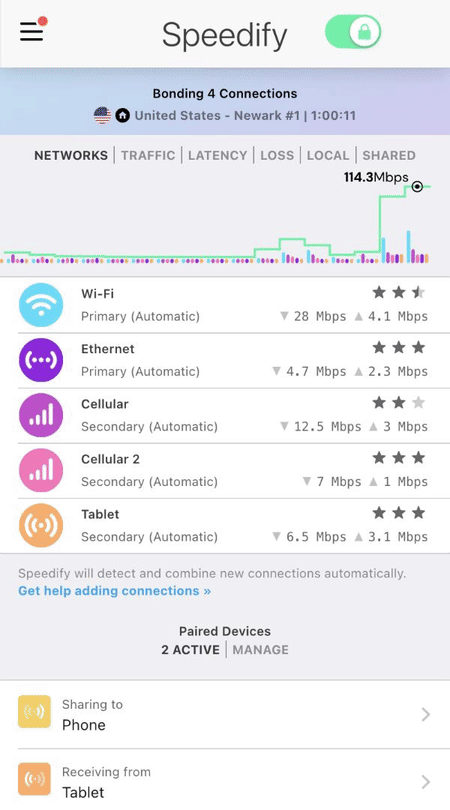 Speedify app